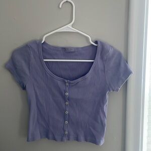 John galt brandy melville t shirt with buttons